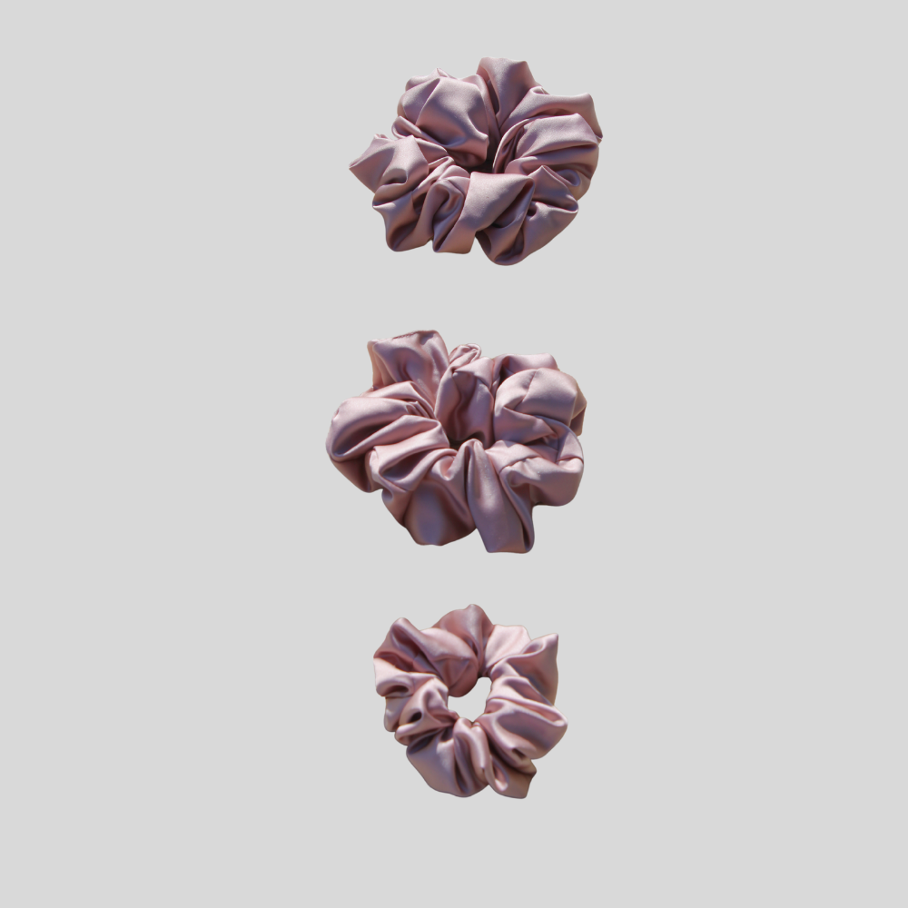 Violet Silk Scrunchie