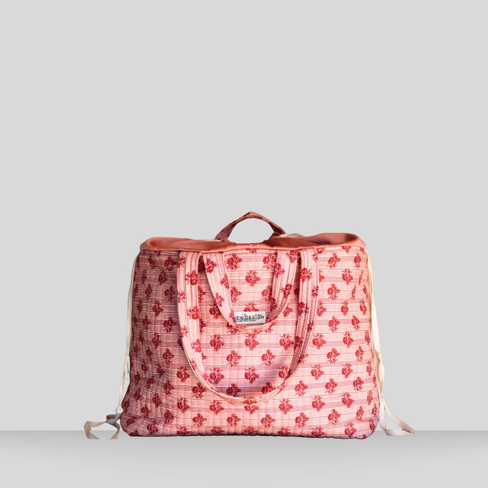 Rosa Quilted Tote Veske