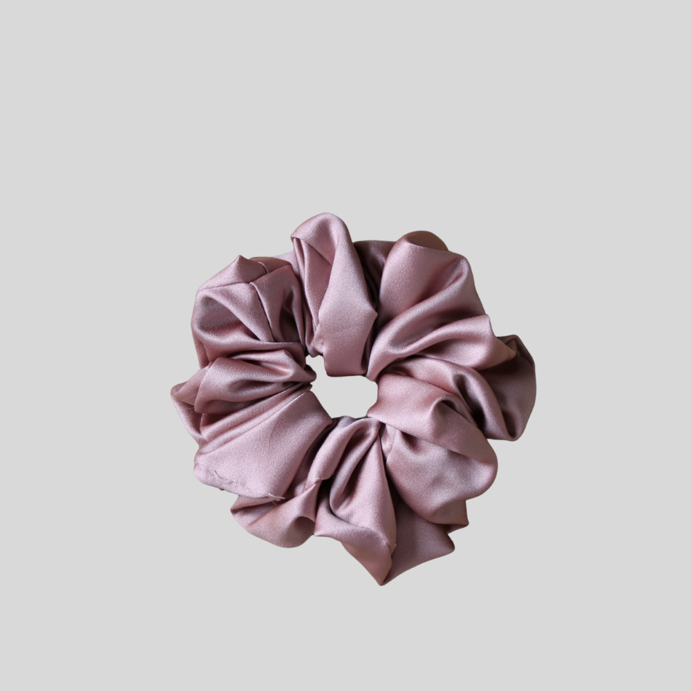 Violet Silk Scrunchie