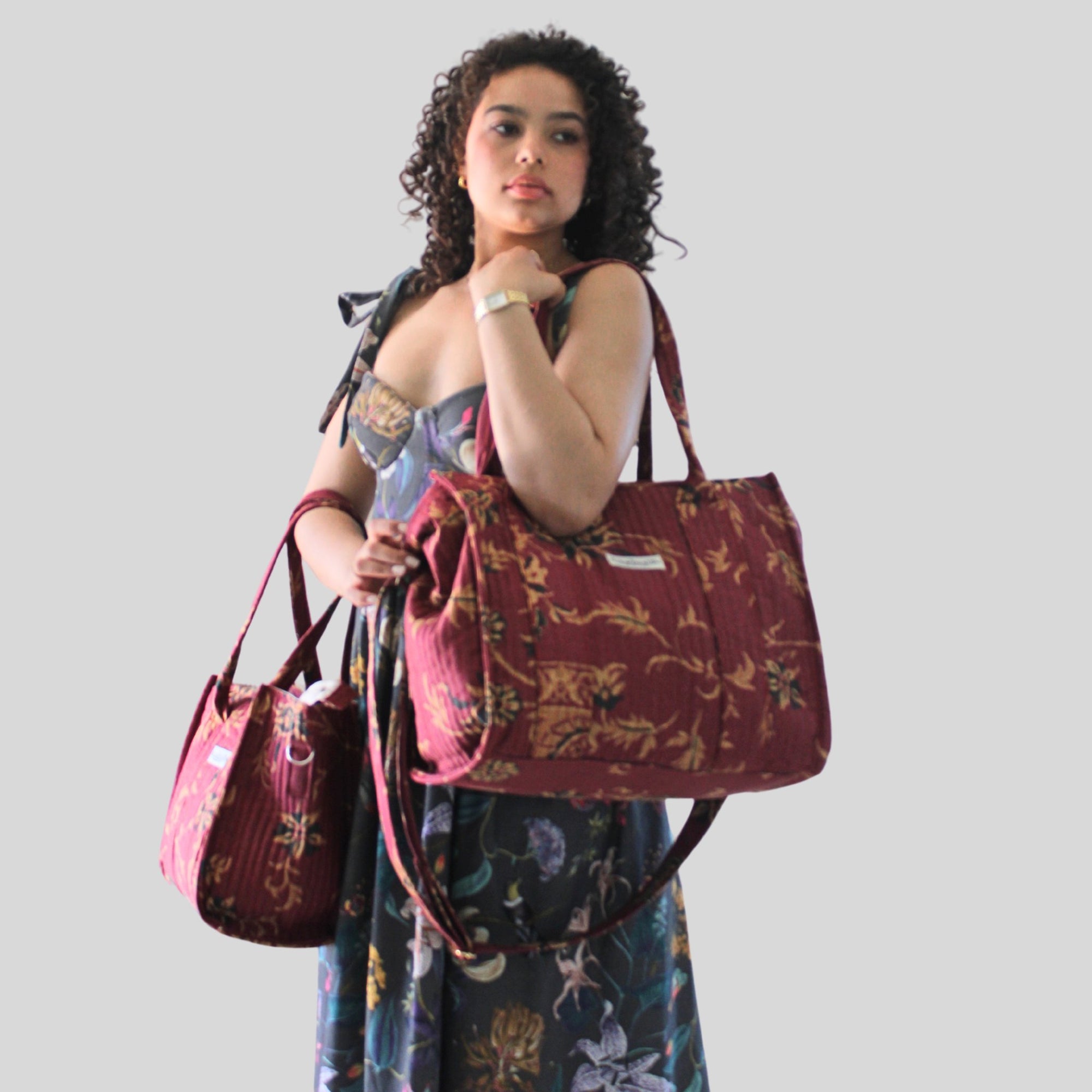 Celine Quilted Tote Veske